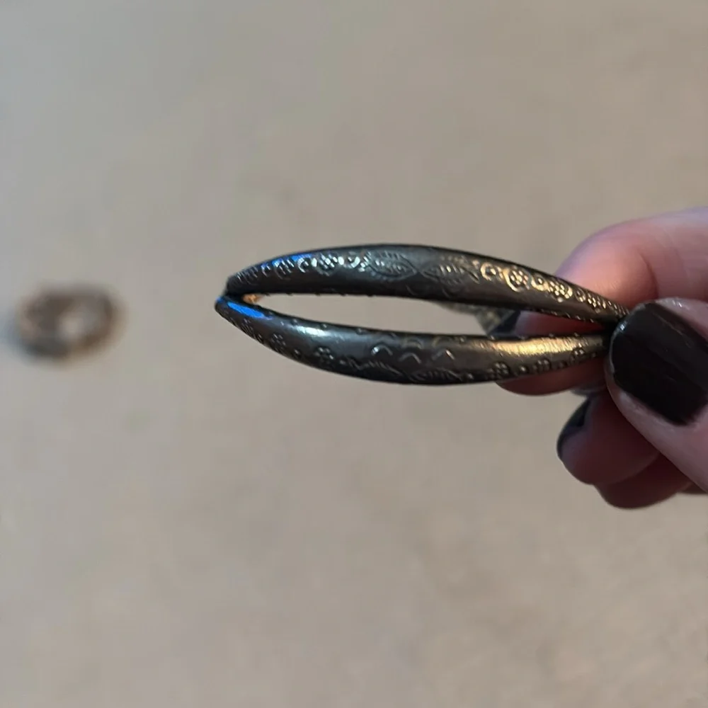 Chan Luu Silver Tone Engraved Bracelet - Picture 5 of 5